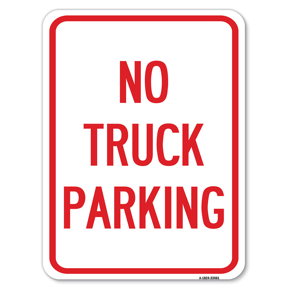 No Parking Sign No Truck Parking