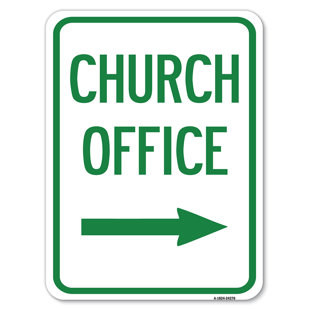 Church Office (With Right Arrow)