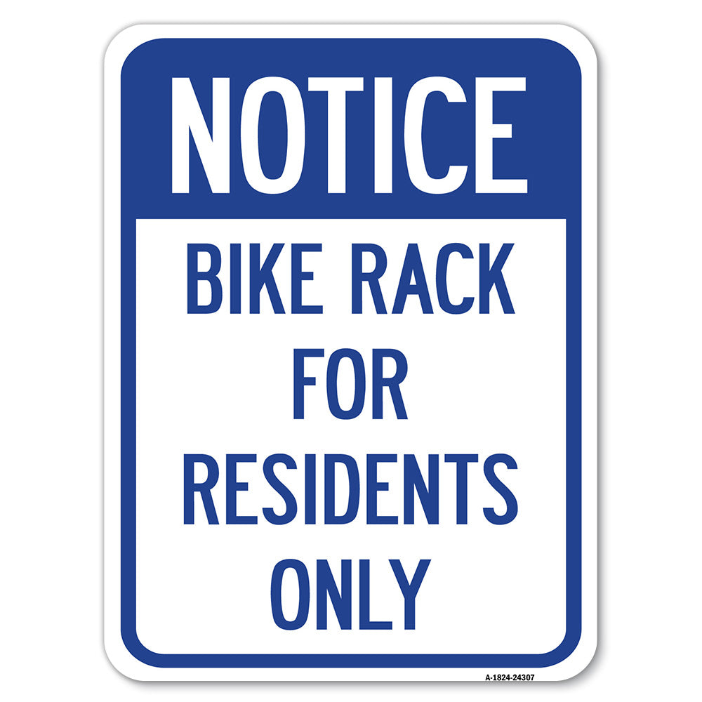 Bike Rack for Residents Only
