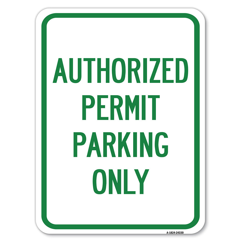 Authorized Permit Parking Only