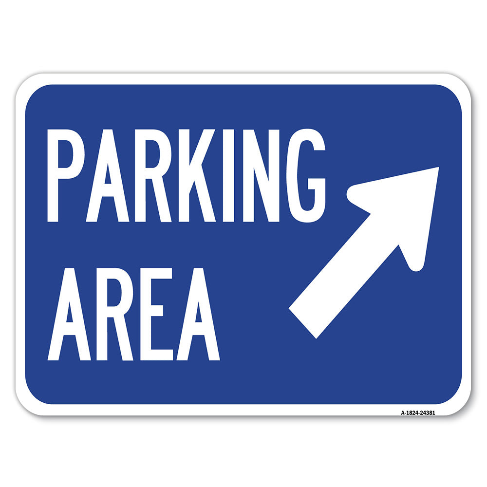Parking Area (Up Right Arrow Symbol)
