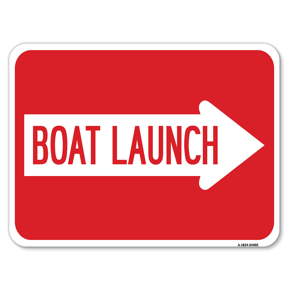 Boat Launch (With Right Arrow)