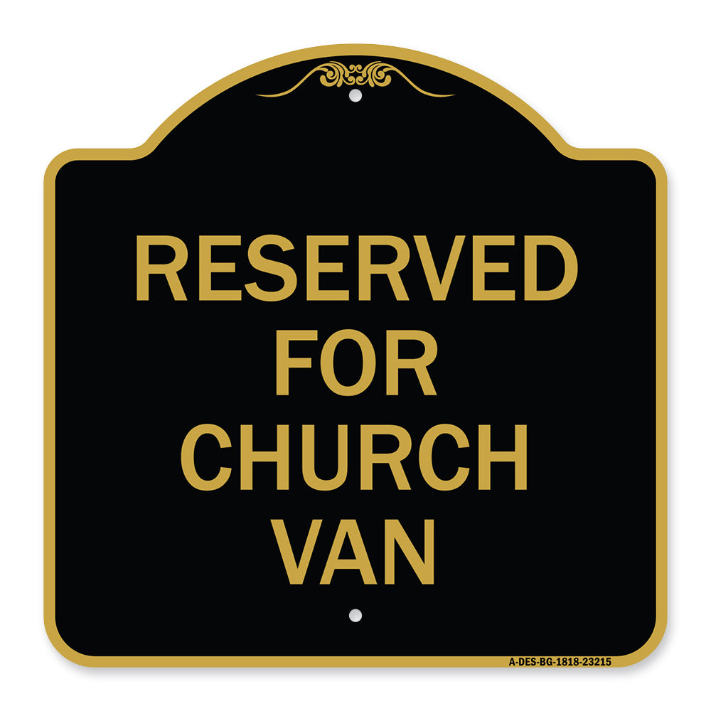Reserved for Church Van