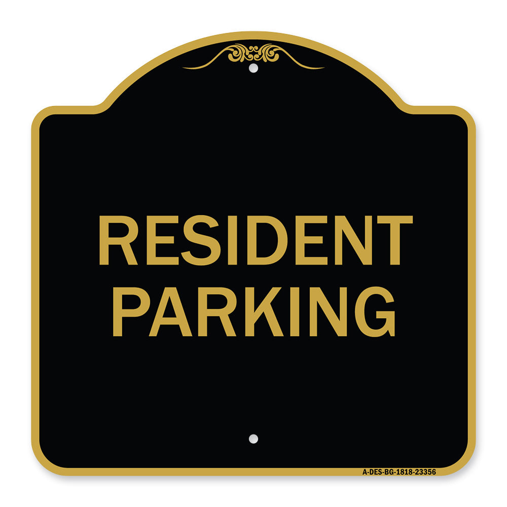 Parking Sign Resident Parking