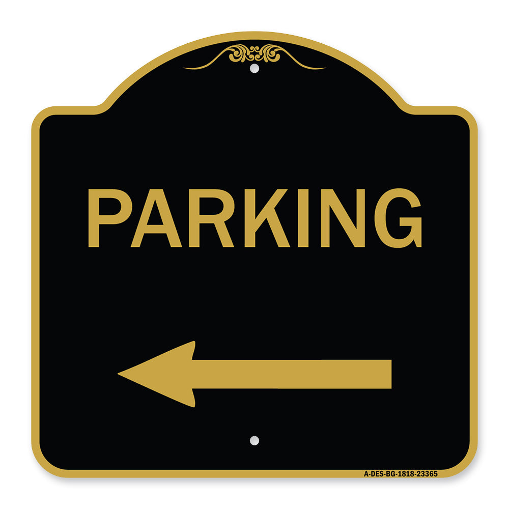 Parking Sign (Left Arrow)