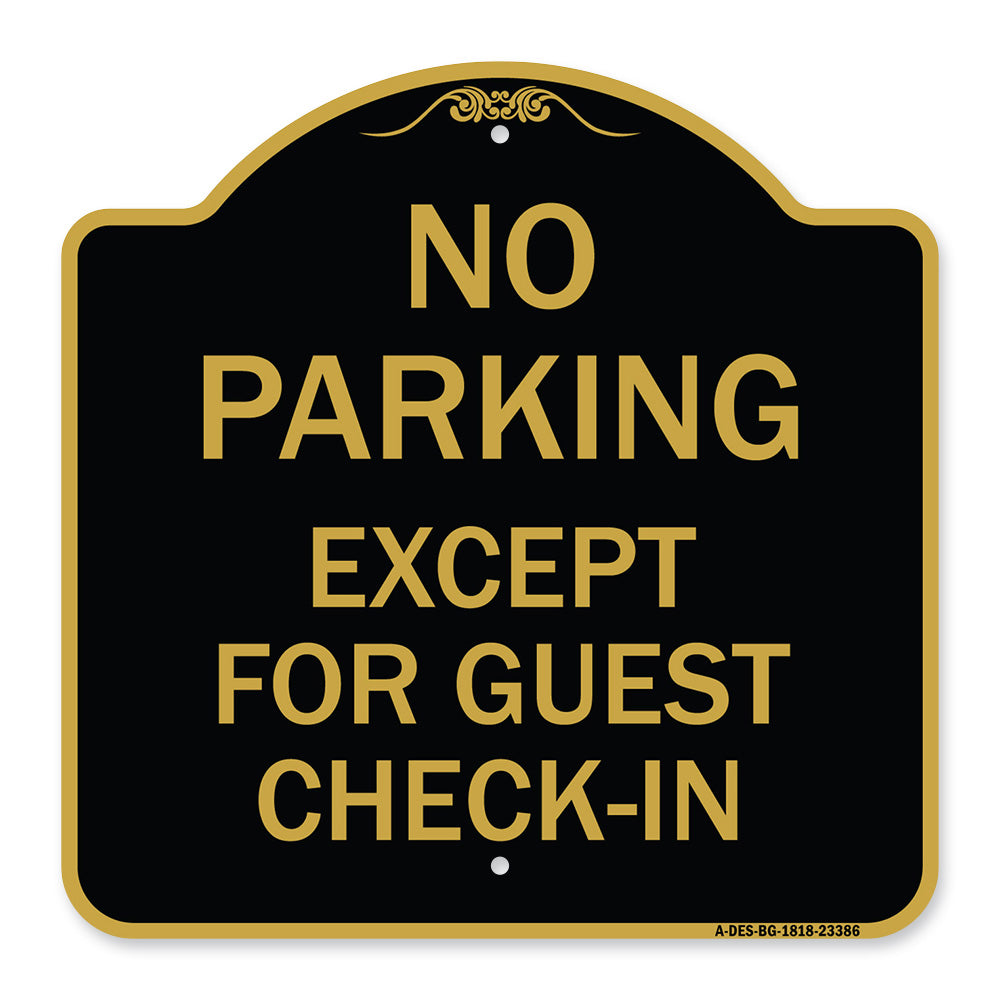 Parking Reserved for Guests Only