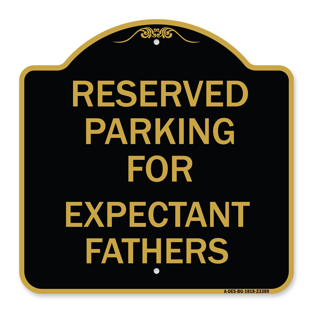 Parking Reserved for Expectant Fathers