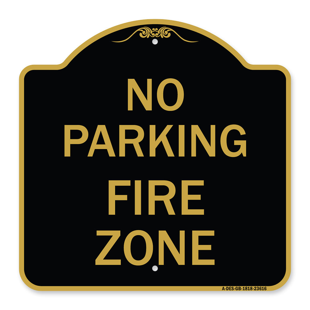 No Parking Fire Zone