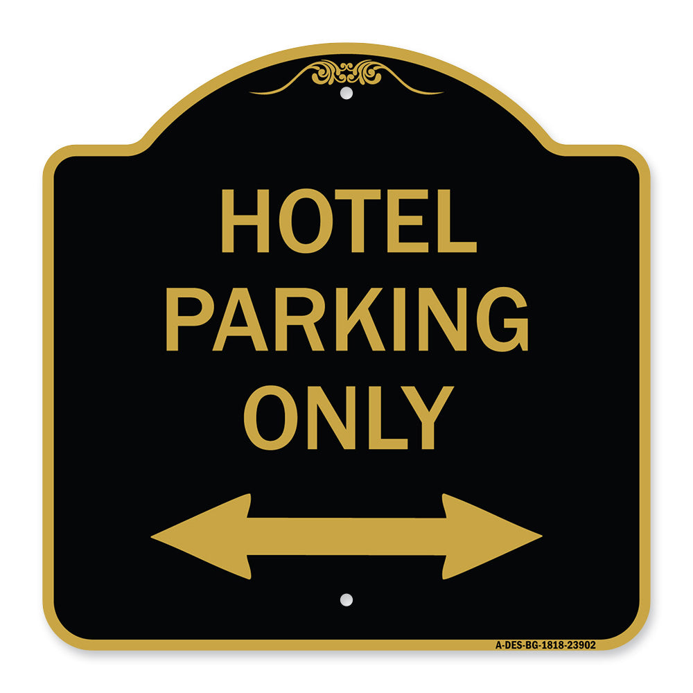 Hotel Parking Only (With Bidirectional Arrow)