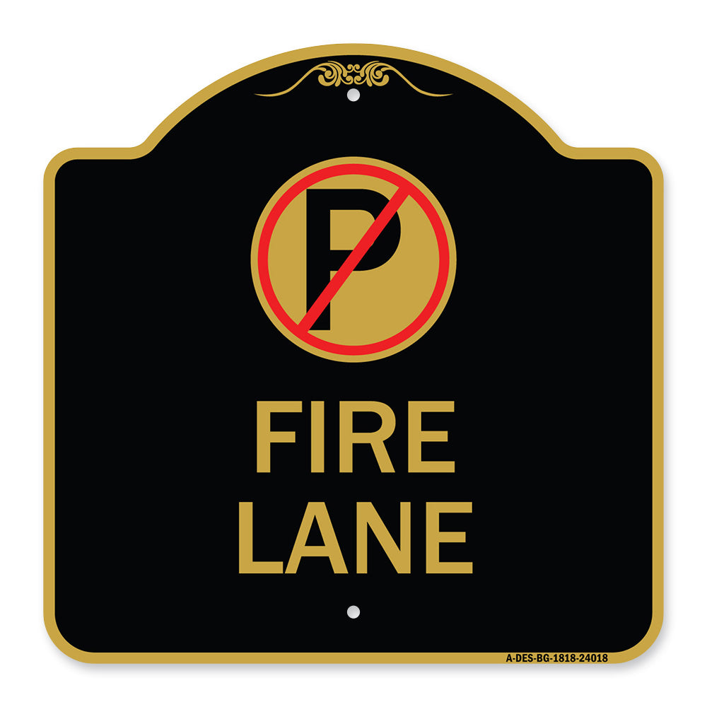 Fire Lane (No Parking Symbol)