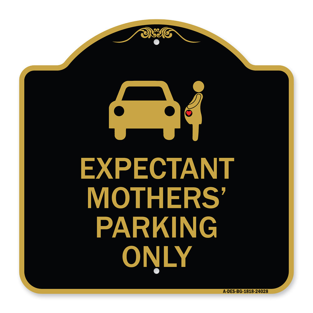 Expectant Mothers' Parking Only (With Graphic)