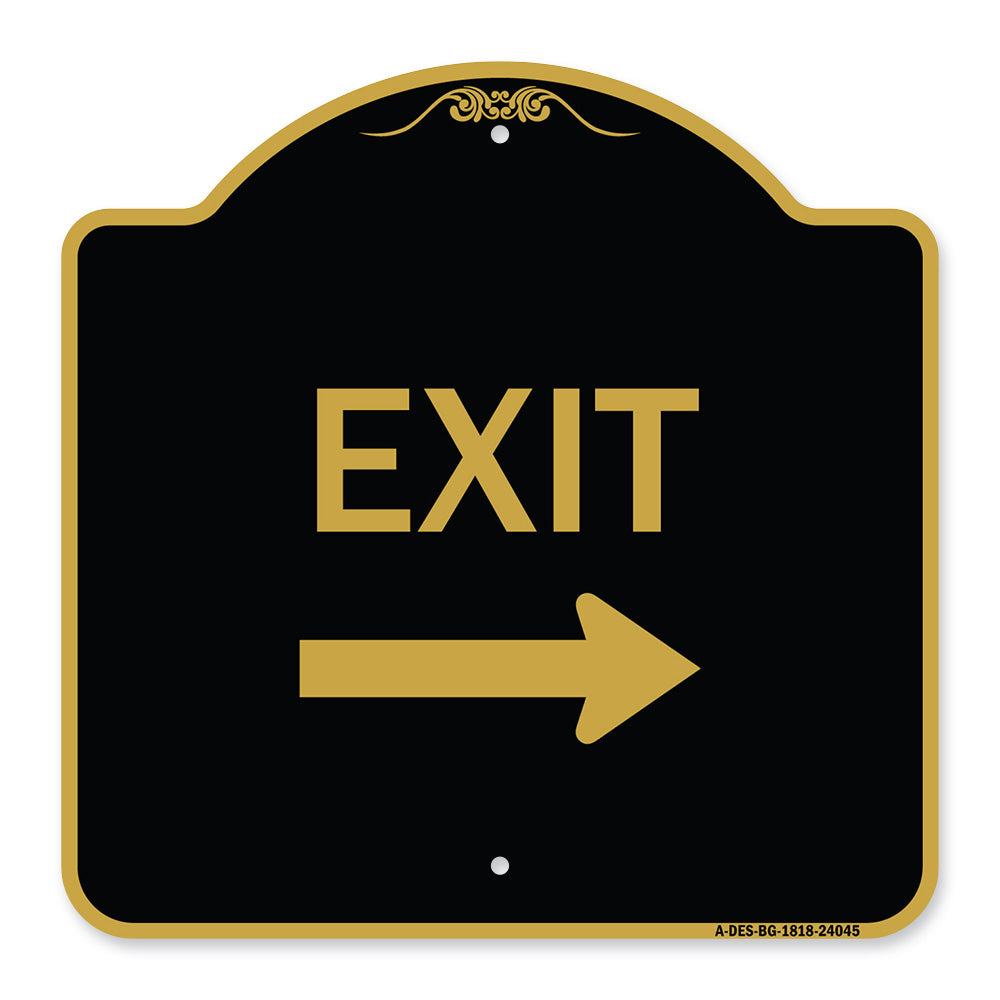 Exit (With Right Arrow) 3