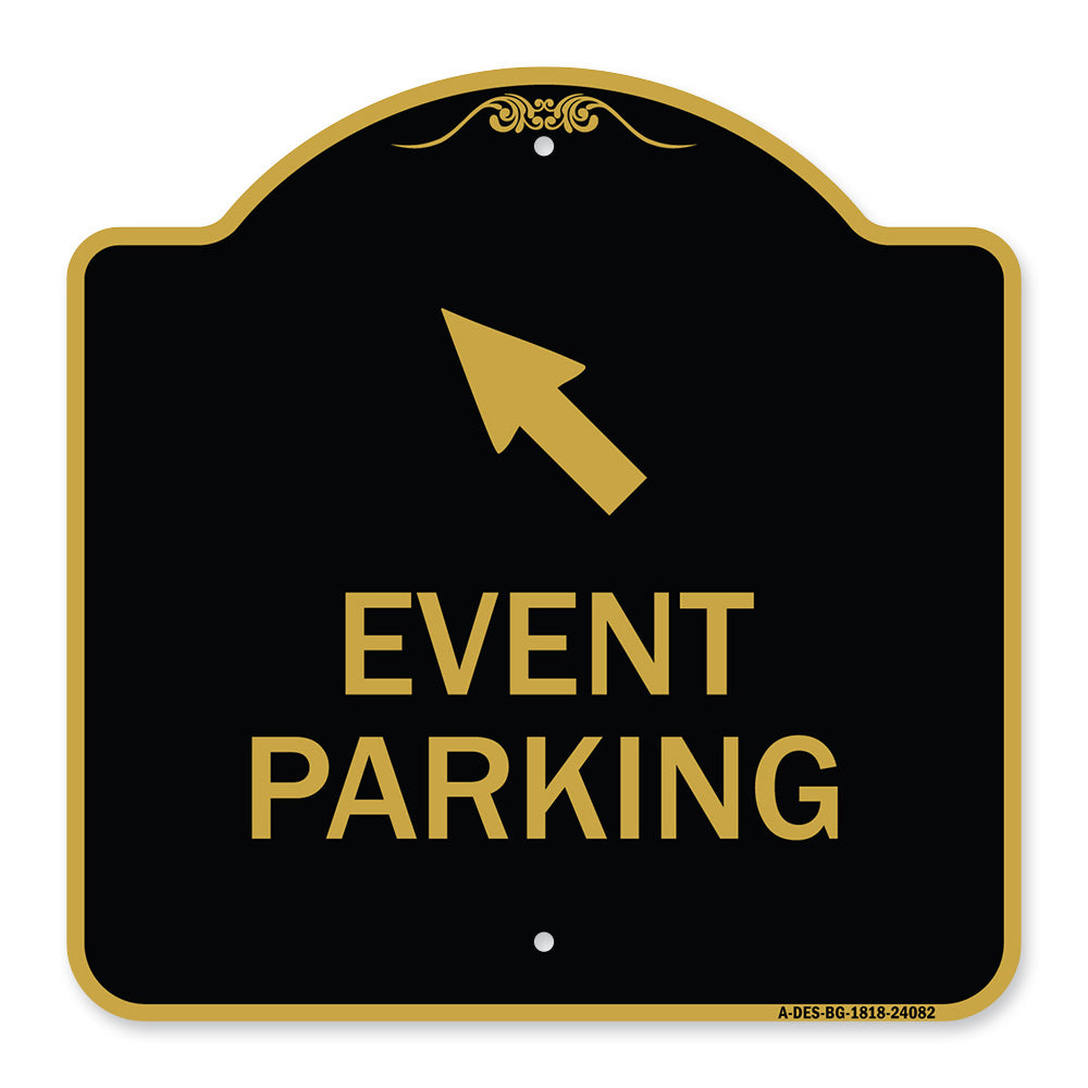Event Parking (Up Left Arrow Symbol)