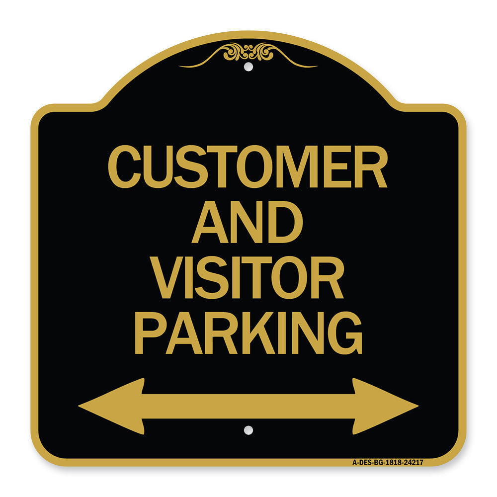 Customer and Visitor Parking (Bidirectional Arrow)