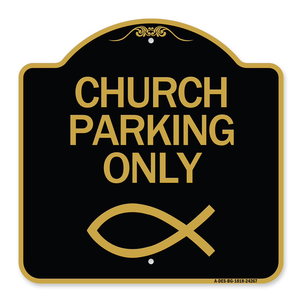 Church Parking Only (Symbol)