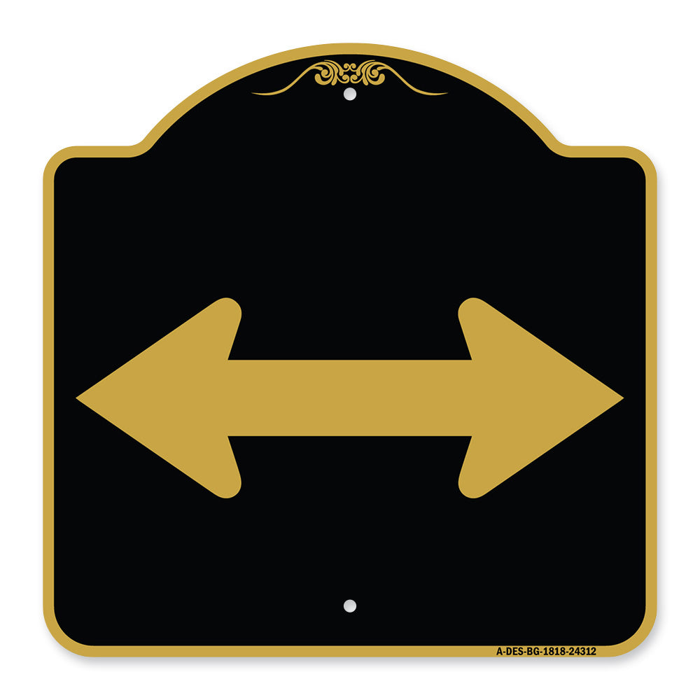 Bidirectional Arrow (Black)