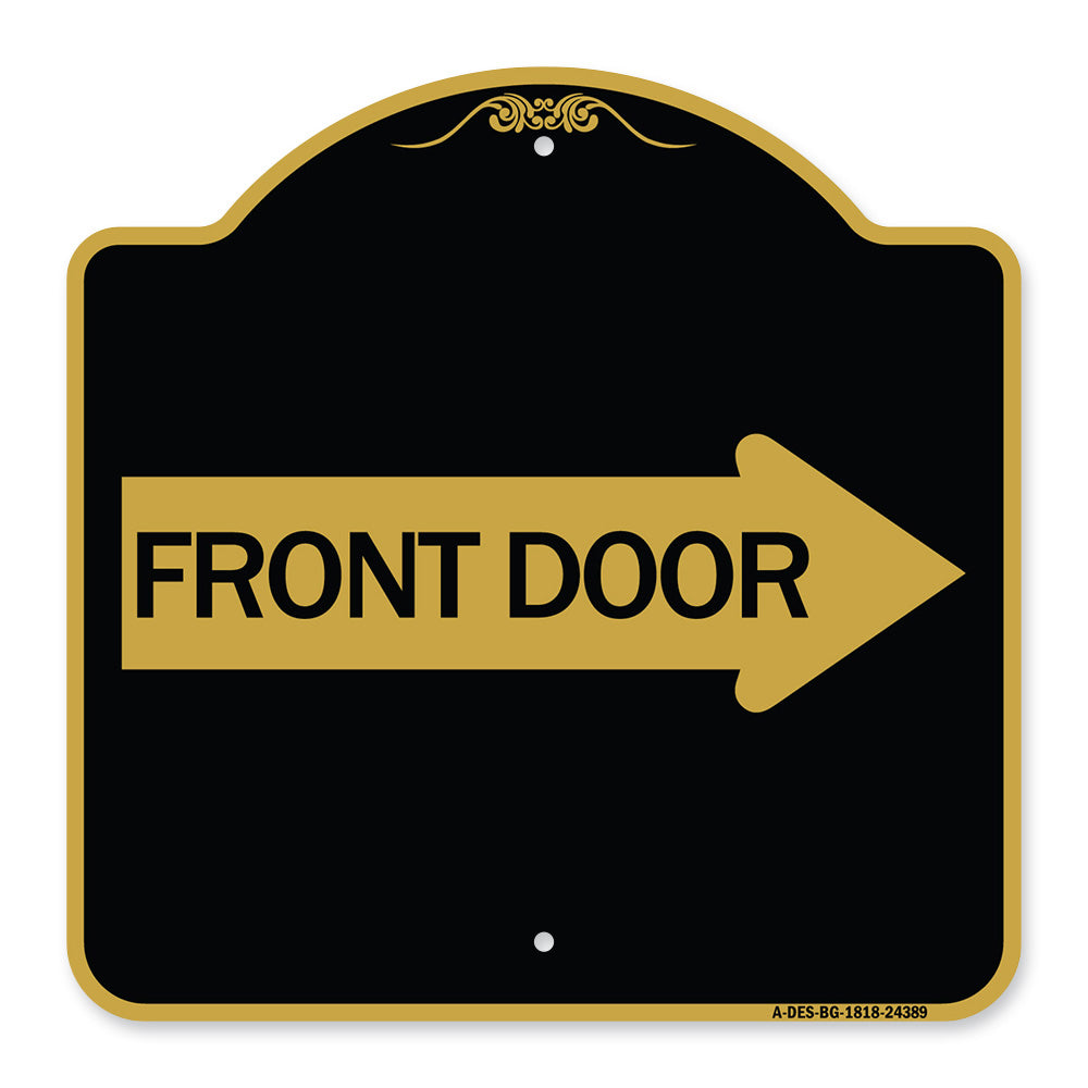 Front Door (With Right Arrow)