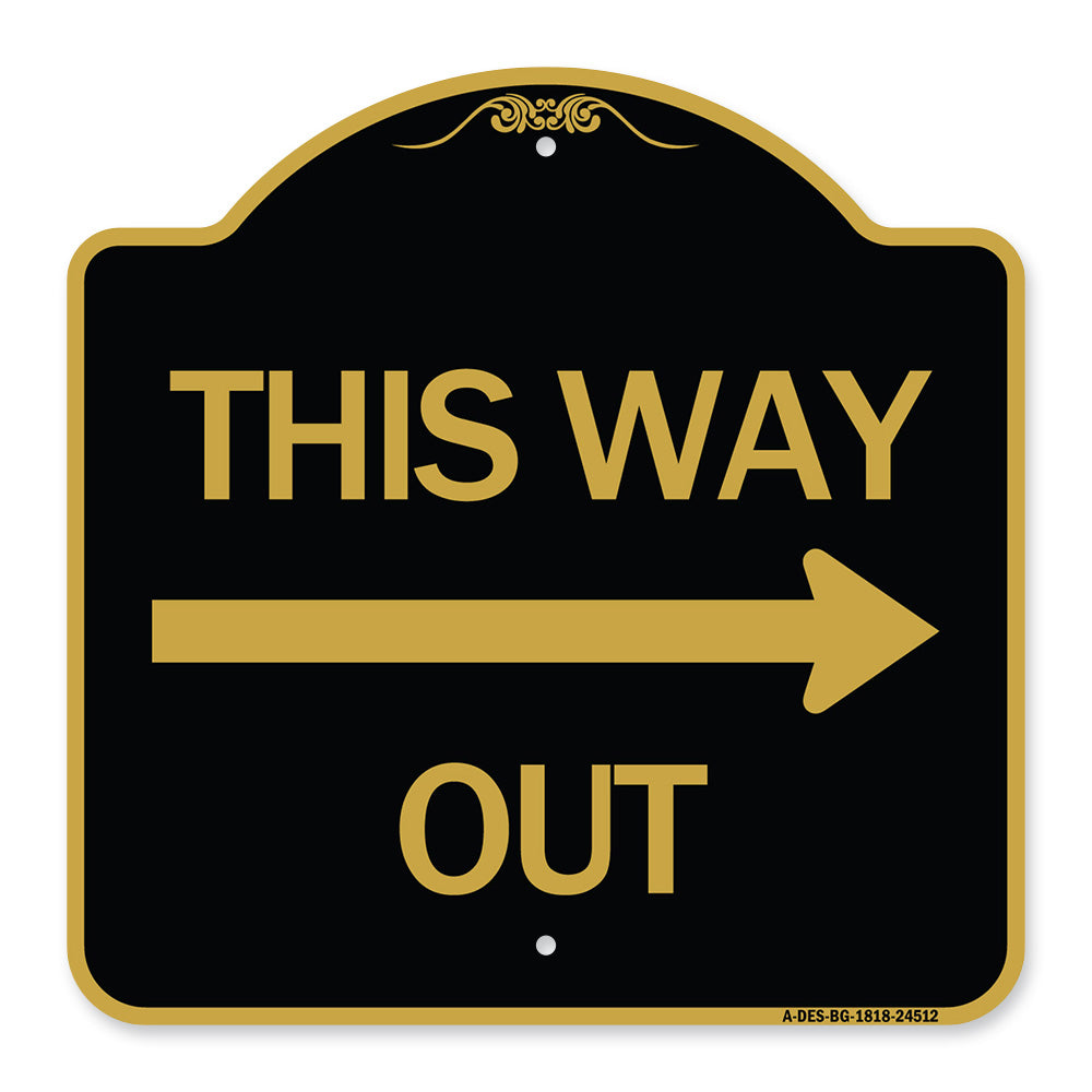 This Way Out (Right Arrow)