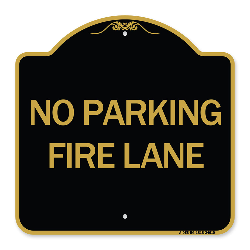 Pavement Stencil No Parking Fire Lane