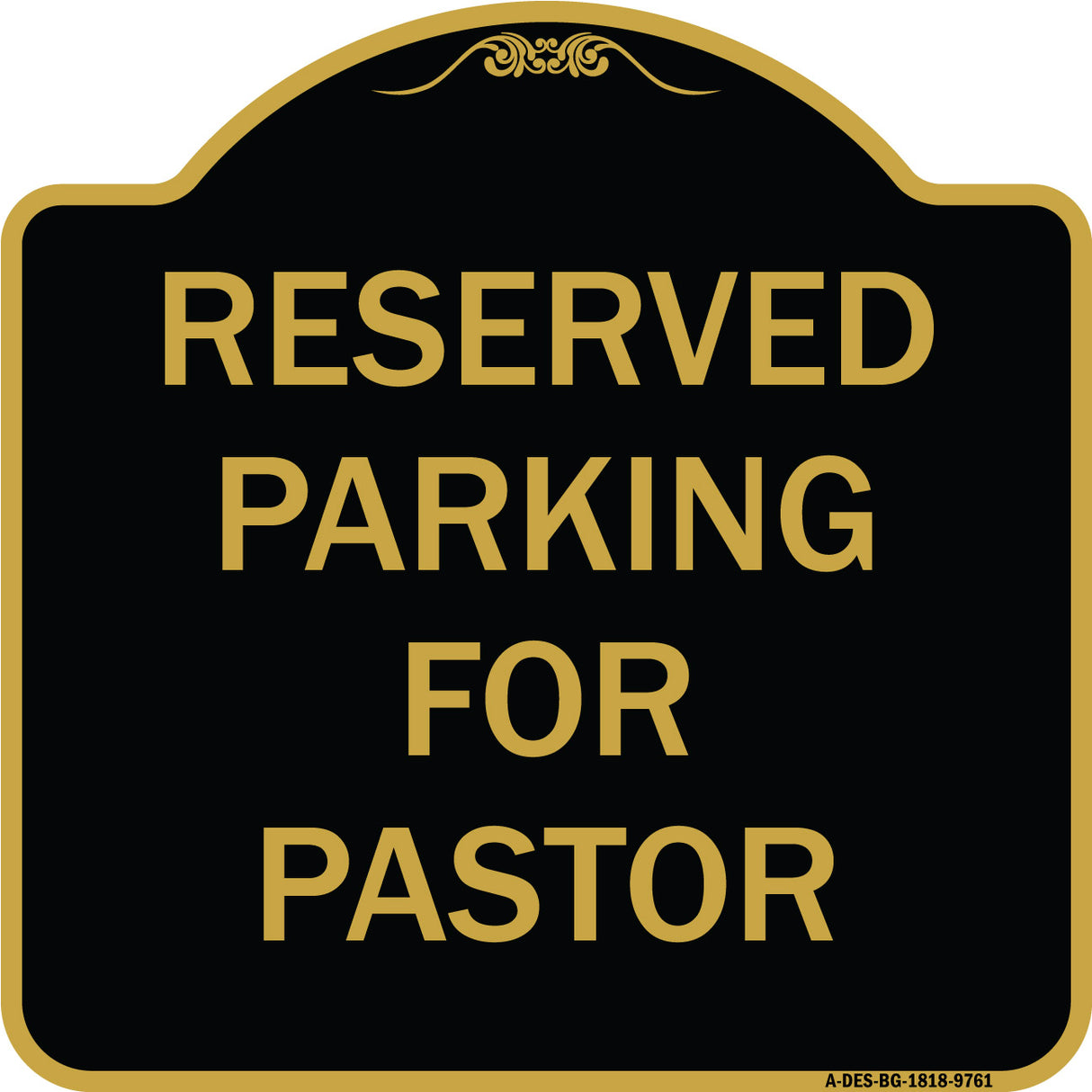 Reserved Parking For Pastor