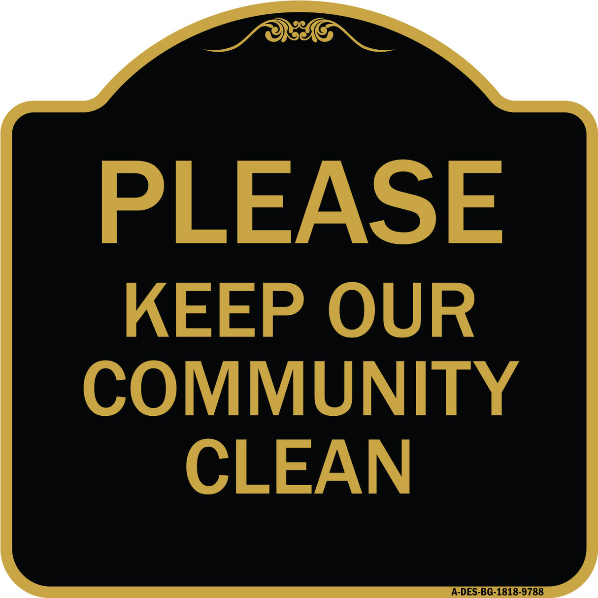 Please Keep Our Community Clean