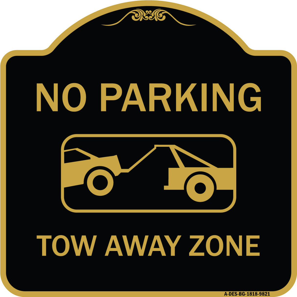 No Parking Tow Away Zone