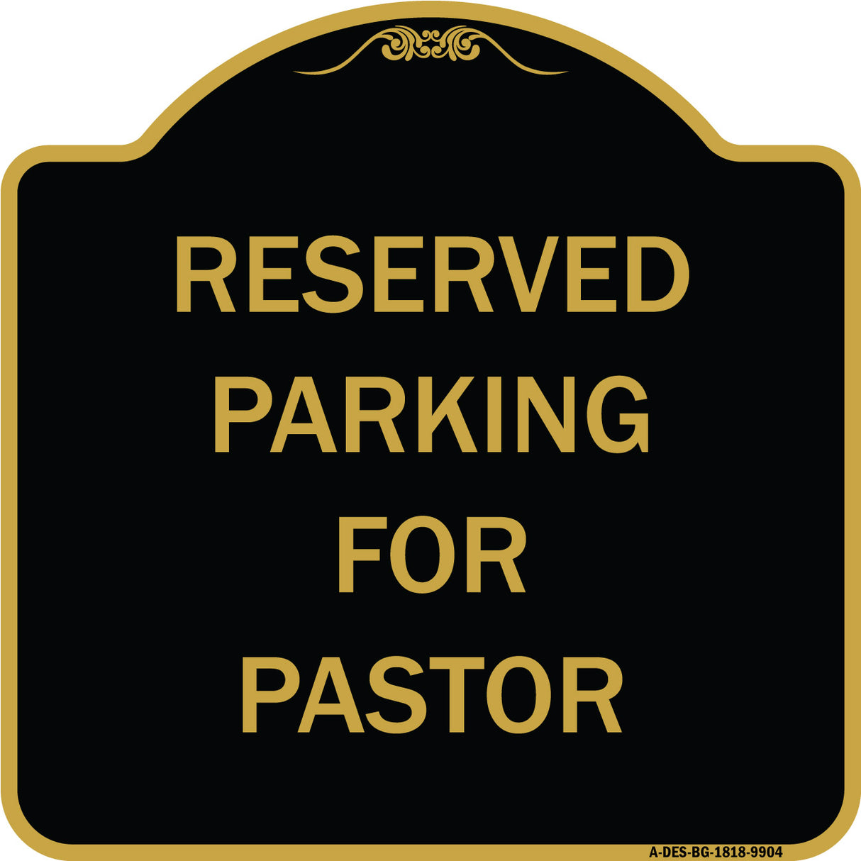 Reserved Parking For Pastor