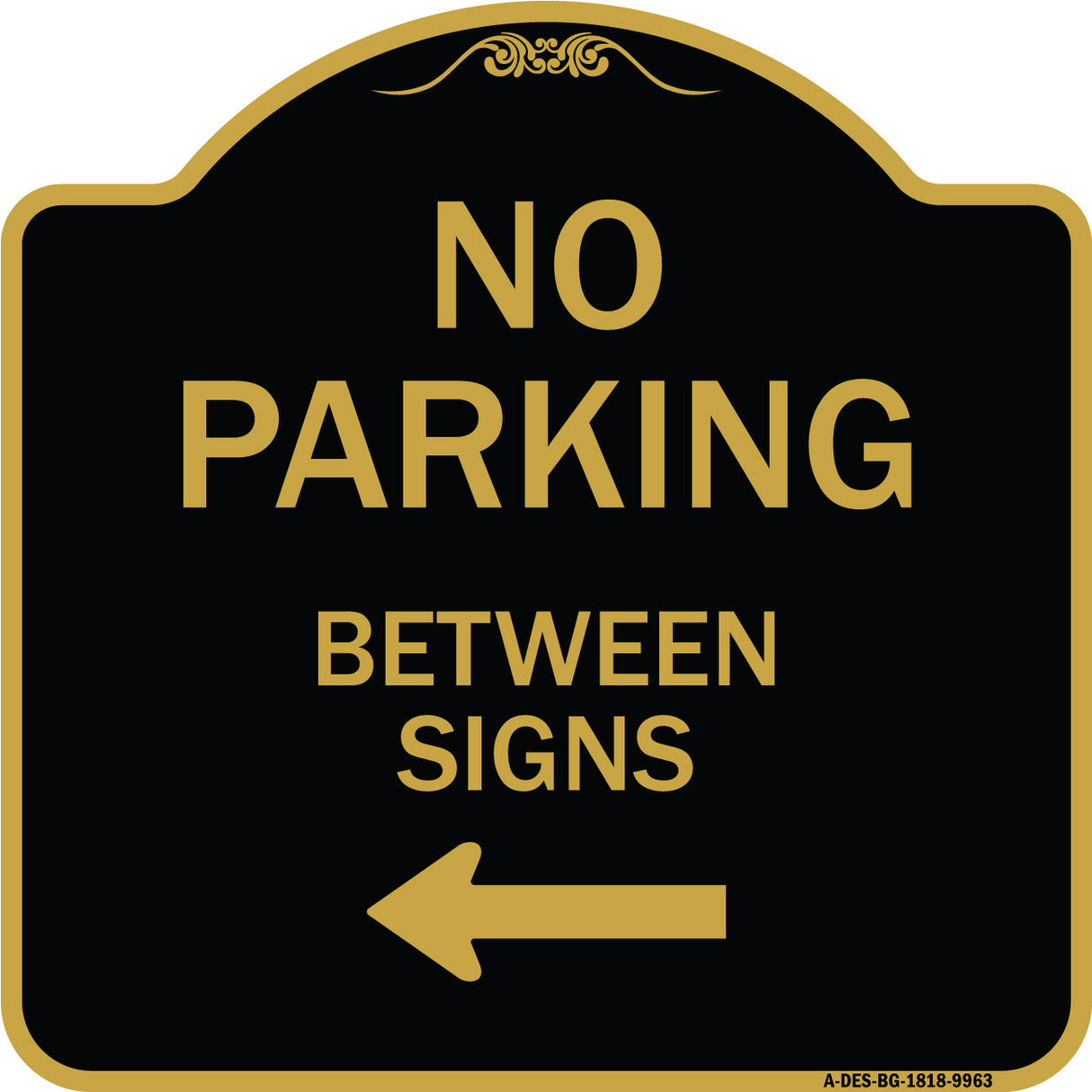 No Parking Between Signs