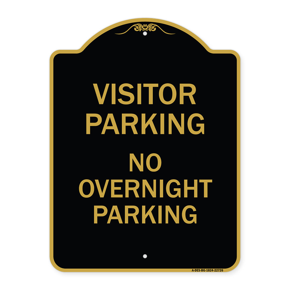 Visitor Parking Sign Visitor Parking No Overnight Parking