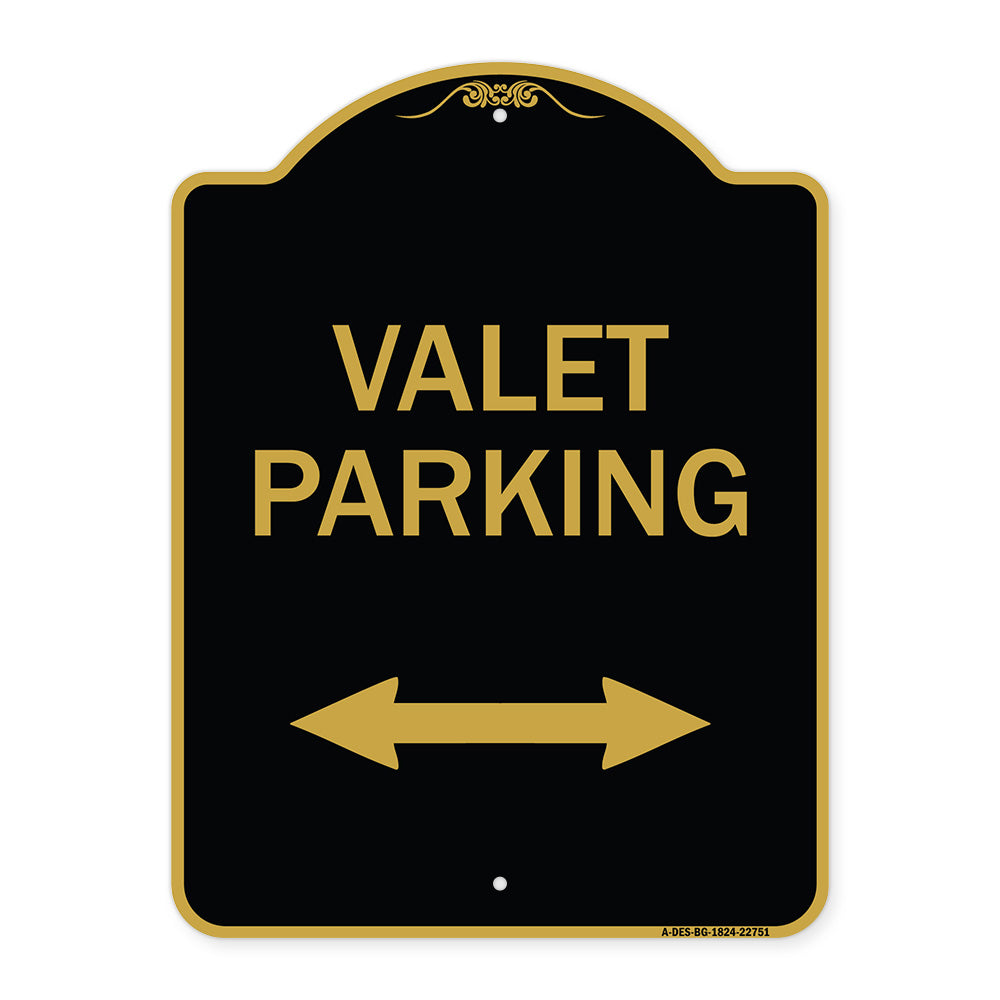 Valet Parking with Bidirectional Arrow