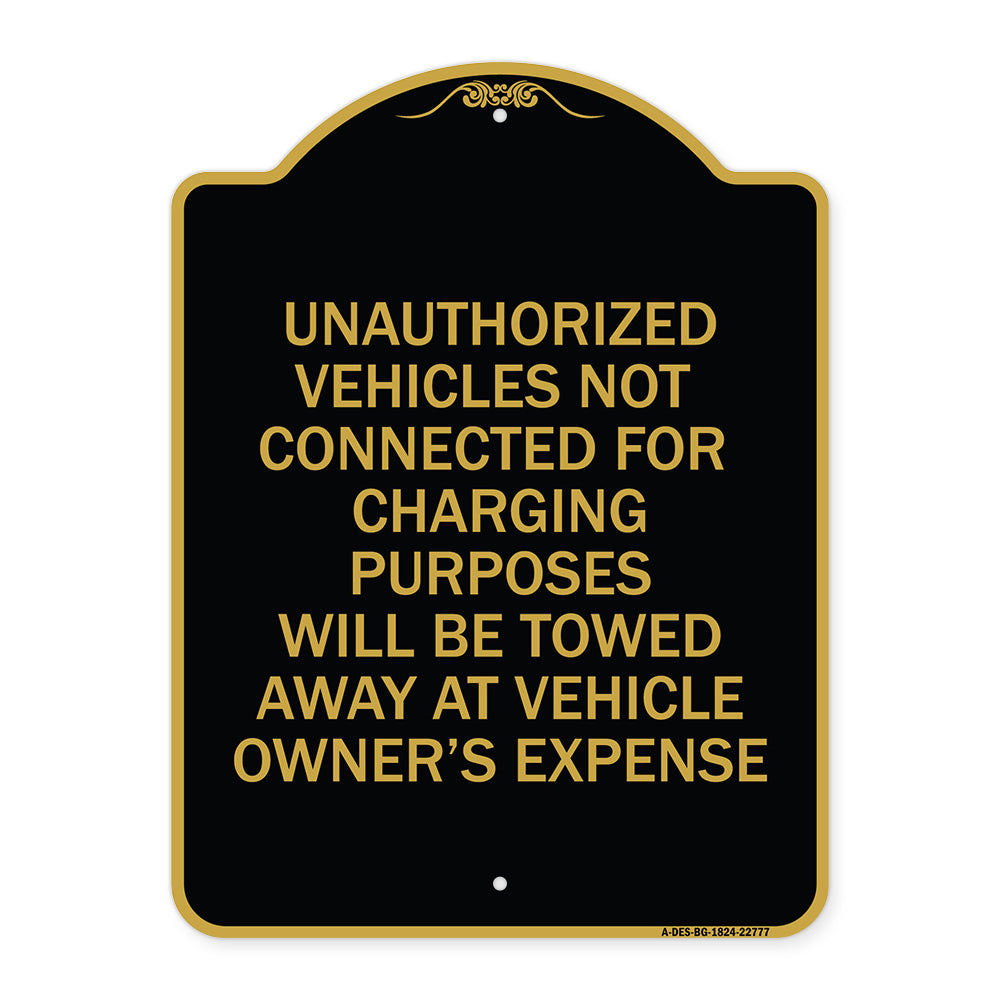 Unauthorized Vehicles Not Connected for Charging Purpose Will Be Towed