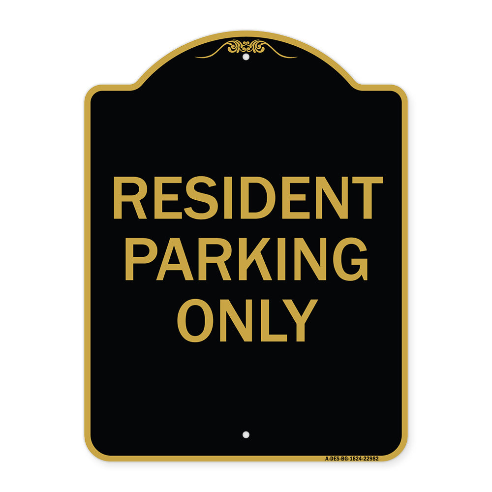 Resident Parking Only
