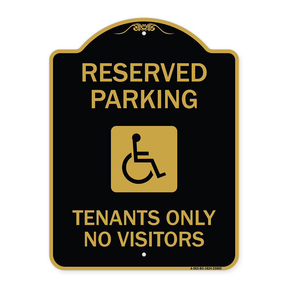 Reserved Parking Tenants Only No Visitors (With Graphic)