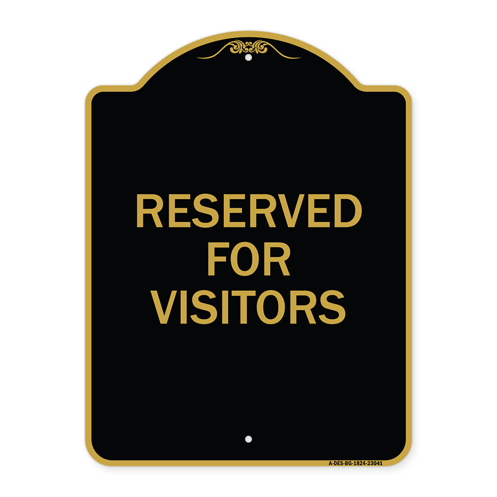 Reserved Parking Sign Reserved Parking for Visitors