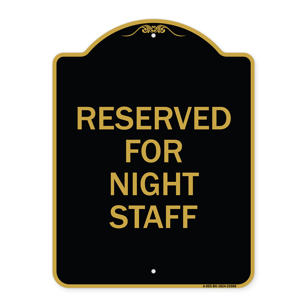 Reserved Parking for Night Staff