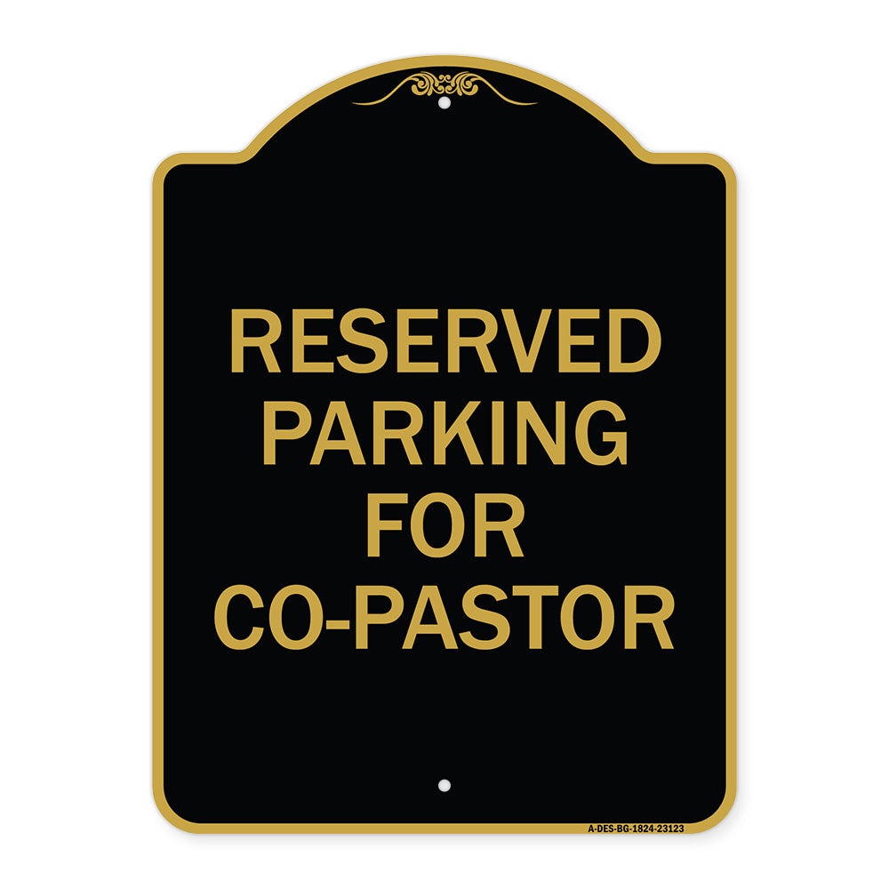 Reserved Parking for Co-Pastor