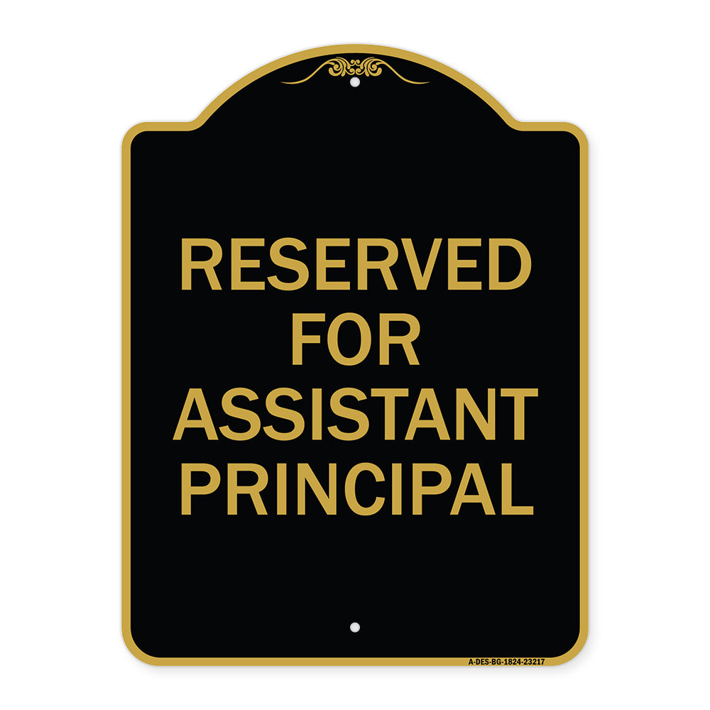 Reserved for Assistant Principal