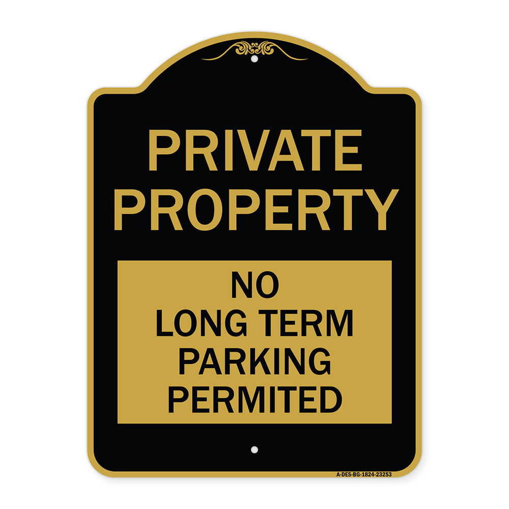 Private Property - No Long-Term Parking Permitted