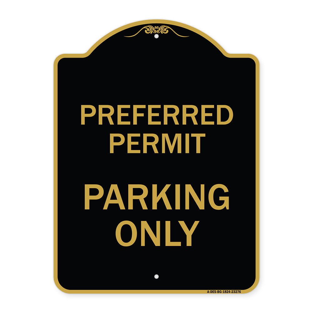Preferred Permit Parking Only