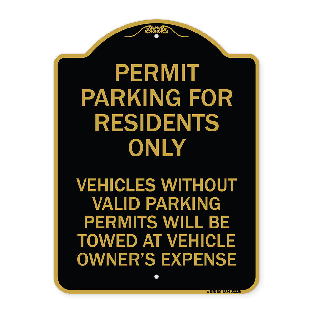 Permit Parking for Residents Only Vehicles Without Valid Parking Permits Will Be Towed at Vehicle Owner's Expense