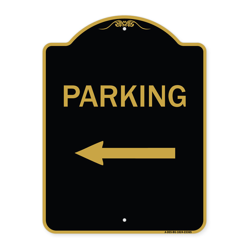 Parking Sign (Left Arrow)