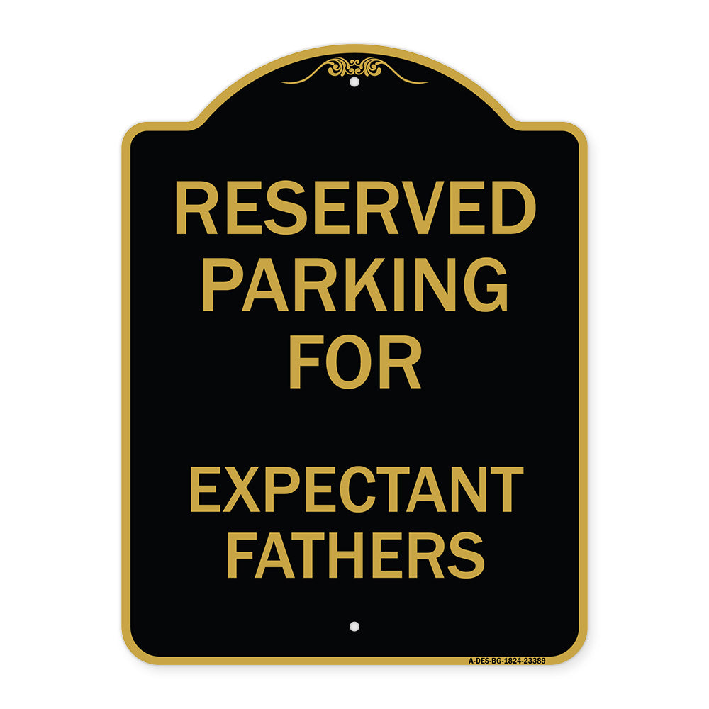 Parking Reserved for Expectant Fathers