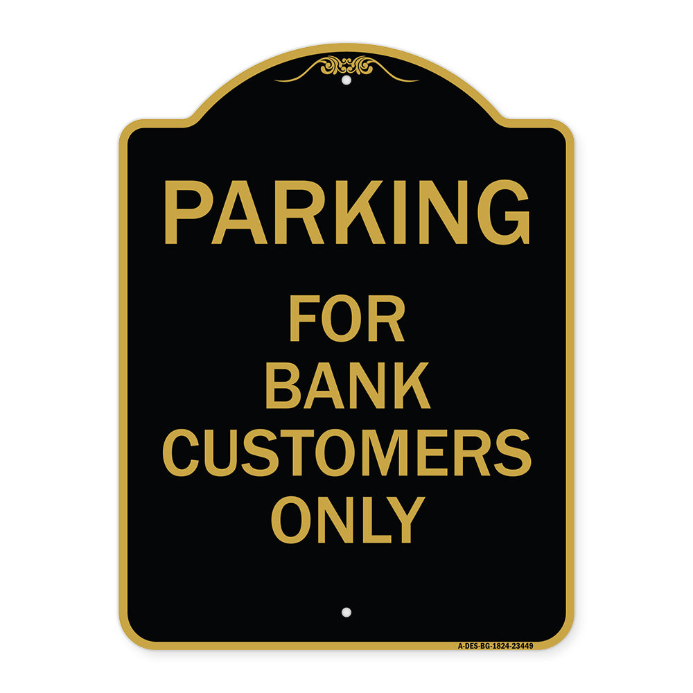 Parking for Bank Customers Only