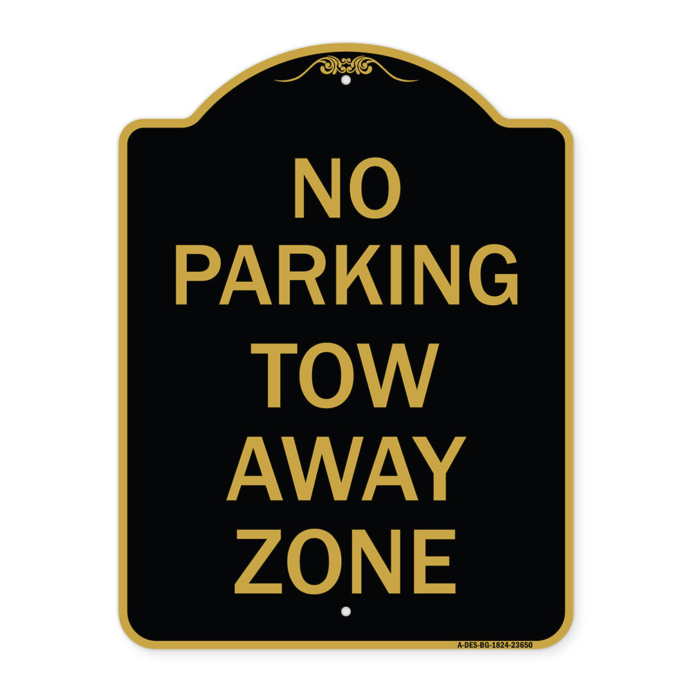 No Parking Tow Away Zone
