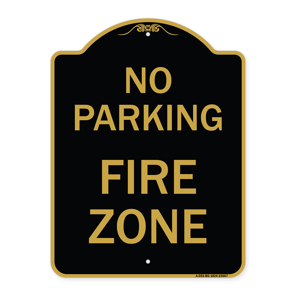 No Parking Sign No Parking Fire Zone
