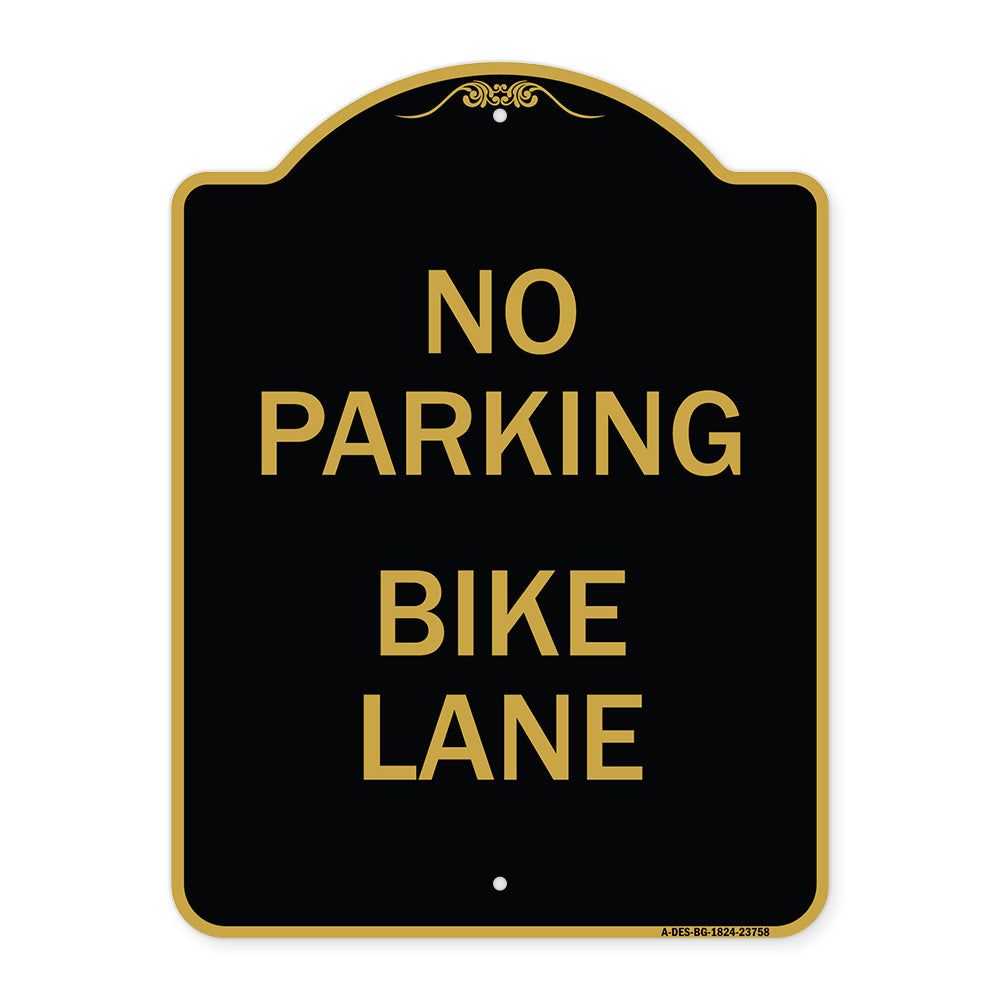 No Parking Bike Lane