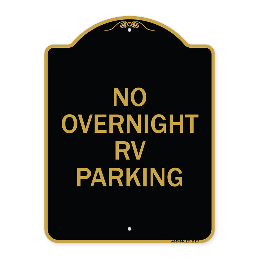 No Overnight RV Parking