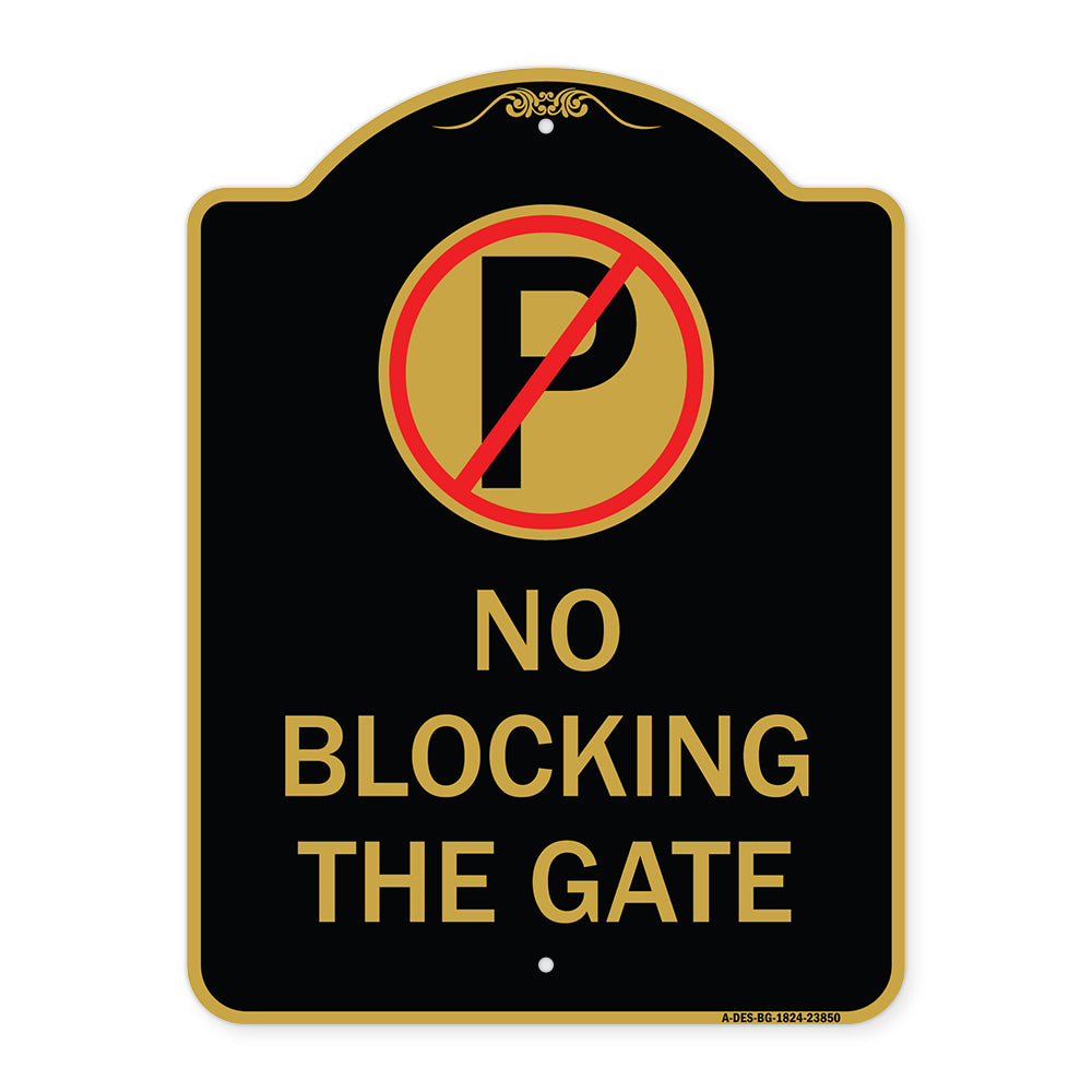 No Blocking the Gate with Graphic