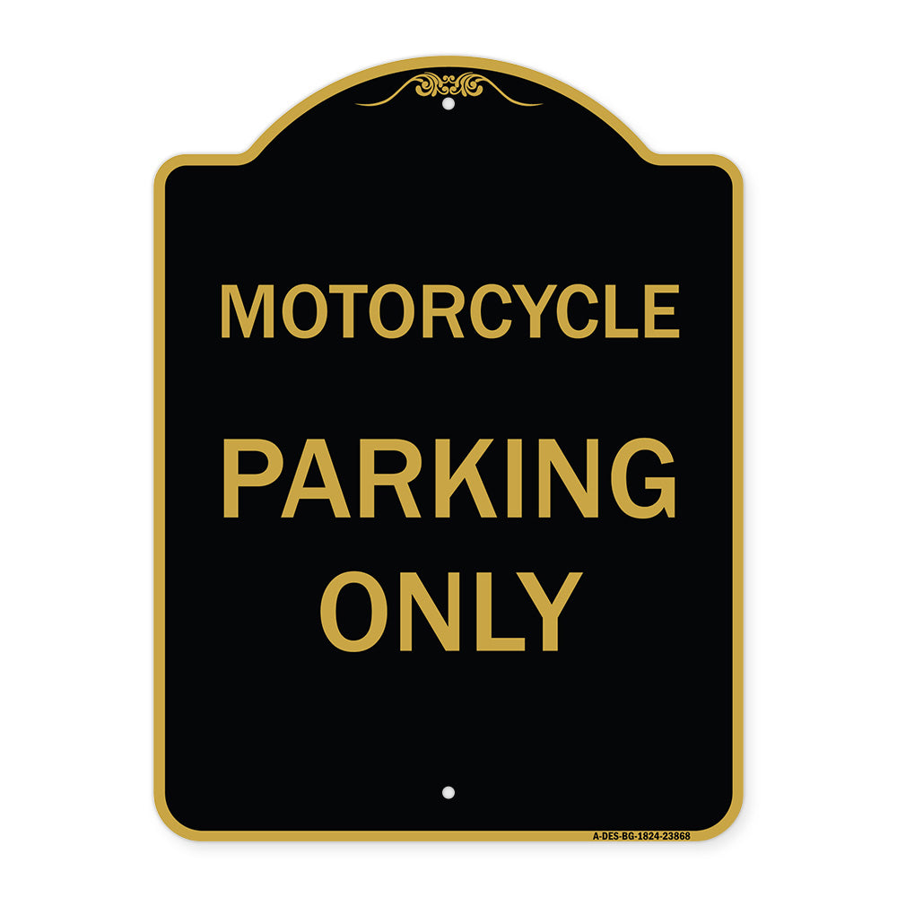 Motorcycle Parking Only