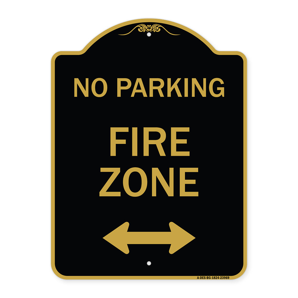 Fire Zone with Bidirectional Arrow